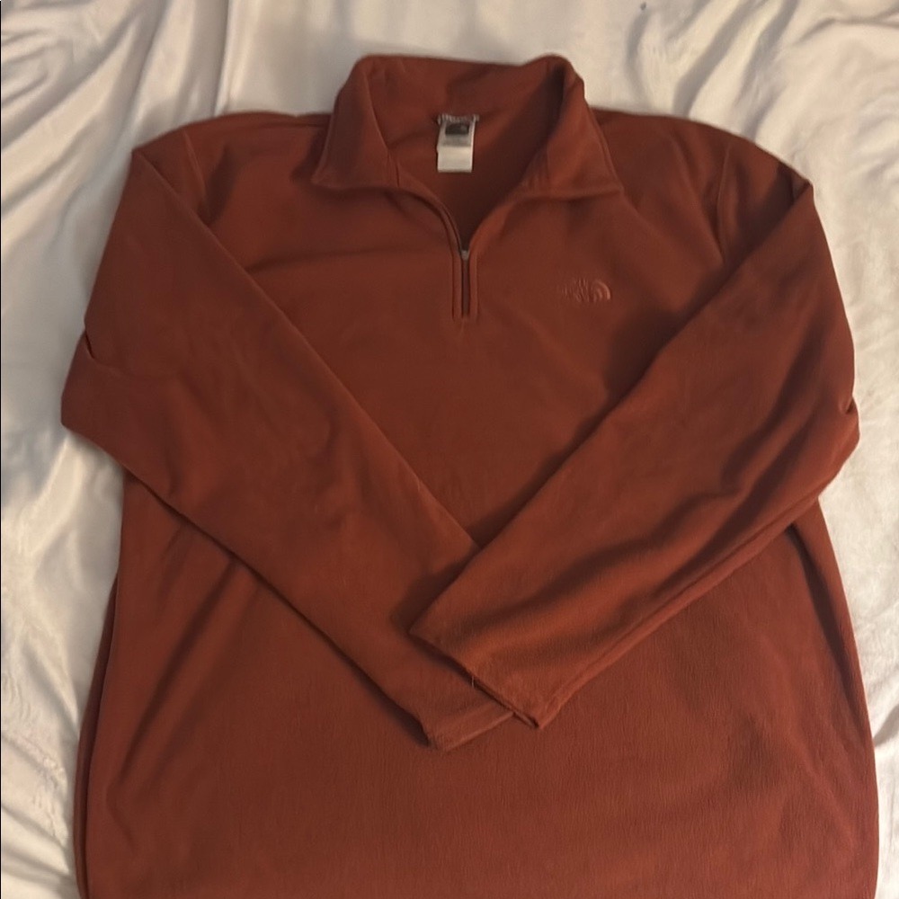 The North Face Burnt Orange Fleece‎ Pullover